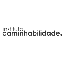 Logo do Instituto Caminhabilidade. A nomenclatura aparece em caixa baixa, sendo que Instituto está na parte superior e Caminhabilidade, logo abaixo e em bold.